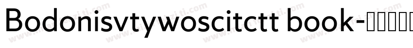 Bodonisvtywoscitctt book字体转换
